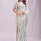 Shree Shyam Fashion Organza Sky Blue Saree