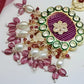 Jewel City Emerald Green Kundan Crystal Maharani Har Long Set - Luxurious Traditional Indian Jewelry | Swadesiicart