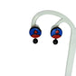 Terracotta Round Shaped Ear Studs