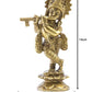 Mohan Joder Beautiful Elegant Brass Lord Krishna Statue - Swadesiicart