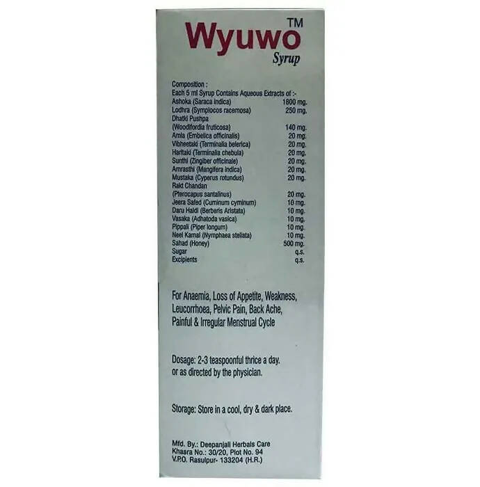 Wyuwo Pharma Uterine Tonic - Swadesiicart