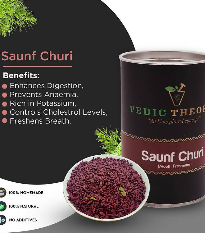 Vedic Theory Saunf Churi (Mouth Freshener) - Swadesiicart