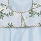 Ahalyaa Blue Poly Silk A-Line Girl's Kurta | Swadesiicart