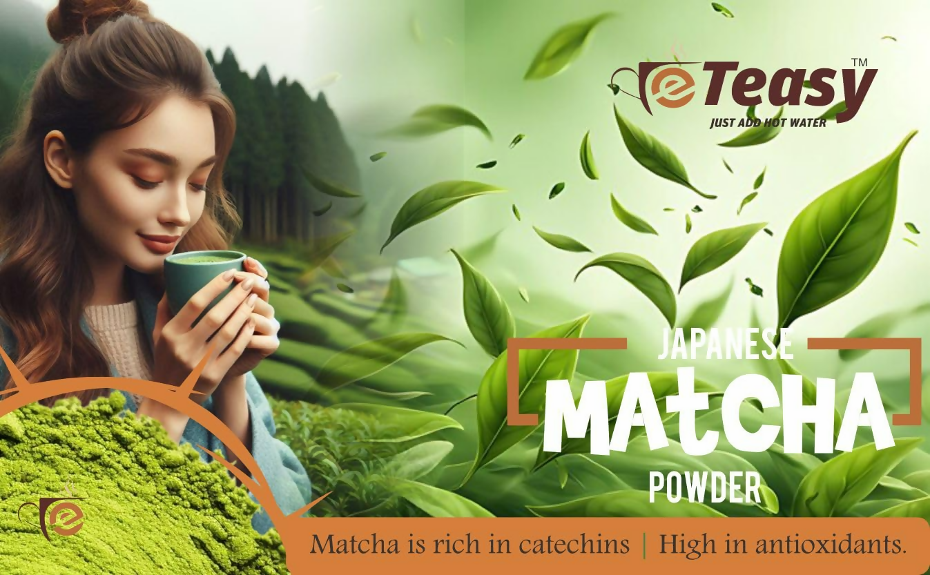 Eteasy Japanese Matcha Green Tea Powder | Swadesiicart