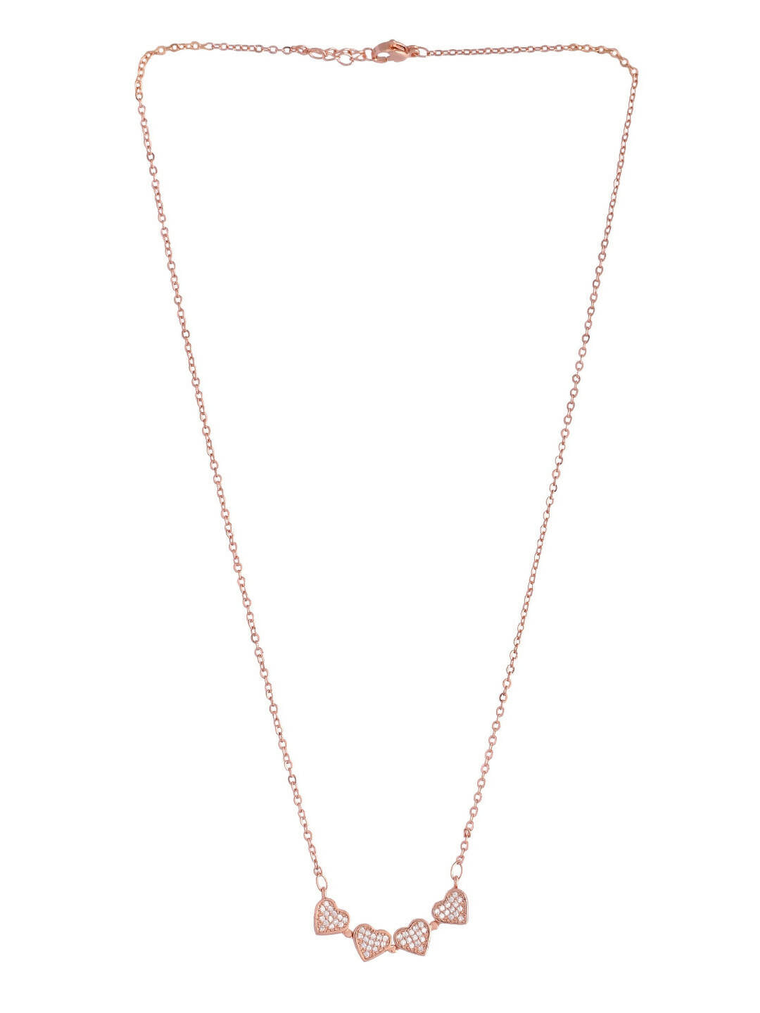 VOJ Women Gold Color stainless steel Necklace and Chains - Swadesiicart