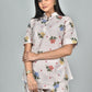 Morchari Digital Print Semi Muslin Co-Ord Set Top & Trouser-Multicolor - Swadesiicart