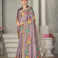 Lavendar Rangkat Tussar Silk Woven Design Saree with Unstitched Blouse - Mohmanthan Eshani | Swadesiicart