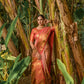 Jyoti Fashion Women's Peach Kanjivaram Silk Zari Woven Saree with Blouse | Swadesiicart