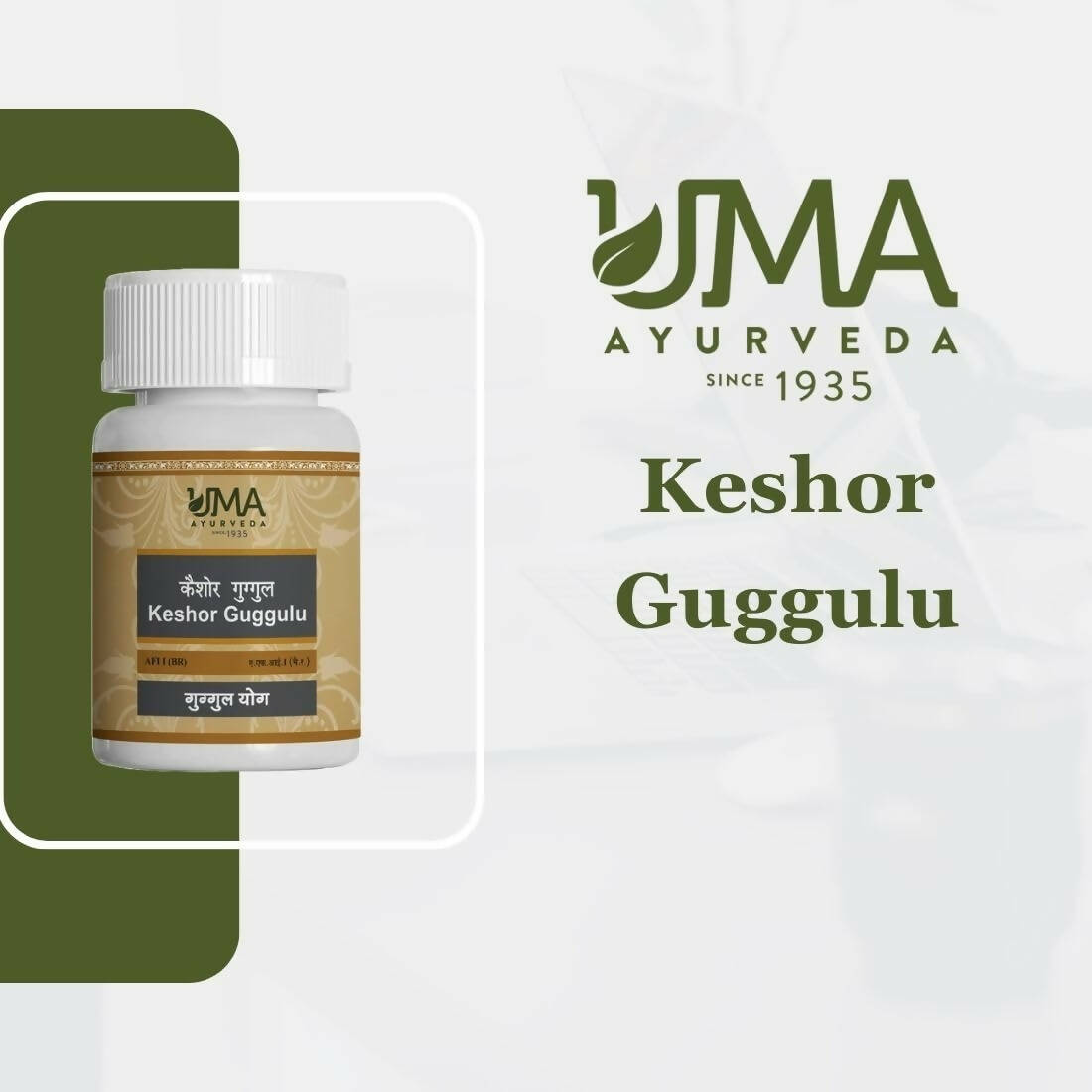 Uma Ayurveda Keshor Guggulu - Swadesiicart