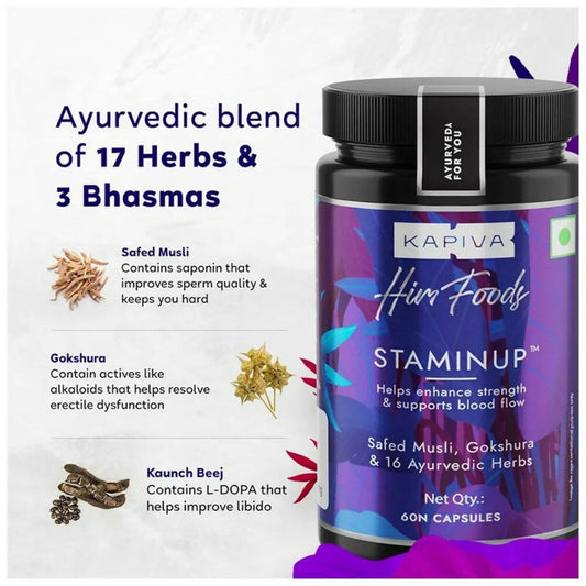Kapiva Ayurveda Himfoods Staminup Capsules - Swadesiicart