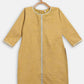 Ahalyaa Mustard Crepe Straight Kids Kurta Palazzo Set For Girls | Swadesiicart
