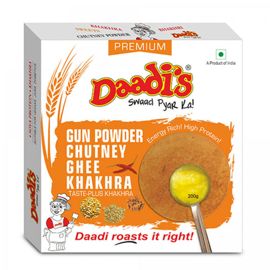 Daadi's Gun Powder Chutney Ghee Khakhra
