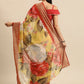 Ahalyaa Women's Traditional Semi Stitch Saree - Yellow | Swadesiicart