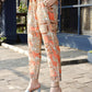 Orange Rayon Paisley Printed Top with Matching Bottom - Eesha - Swadesiicart