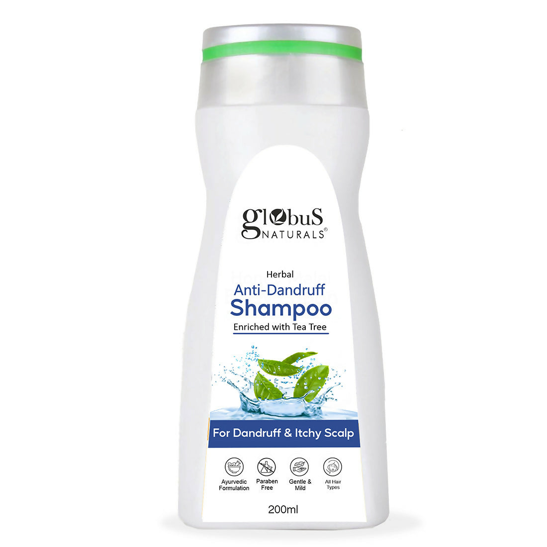 Globus Naturals Anti Dandruff Shampoo, For Dandruff and Itchy Scalp, Suitable For All Hair Types | Swadesiicart