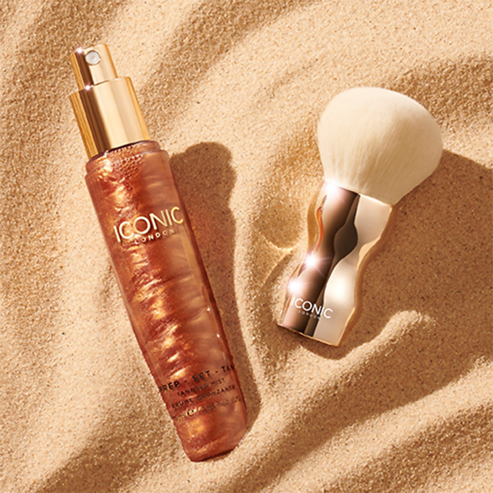 Iconic London Tan And Buff Brush - Swadesiicart