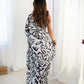 Black Chinon Designer Digital Printed,Mirror Cut Work Saree - Sohni