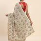 Vamsee Kamini Cream Georgette Saree - Swadesiicart