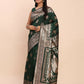 Astita Banarasi Silk Green Saree | Swadesiicart
