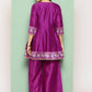 Ahalyaa Women's Traditional Wear Co-ods - Purple | Swadesiicart