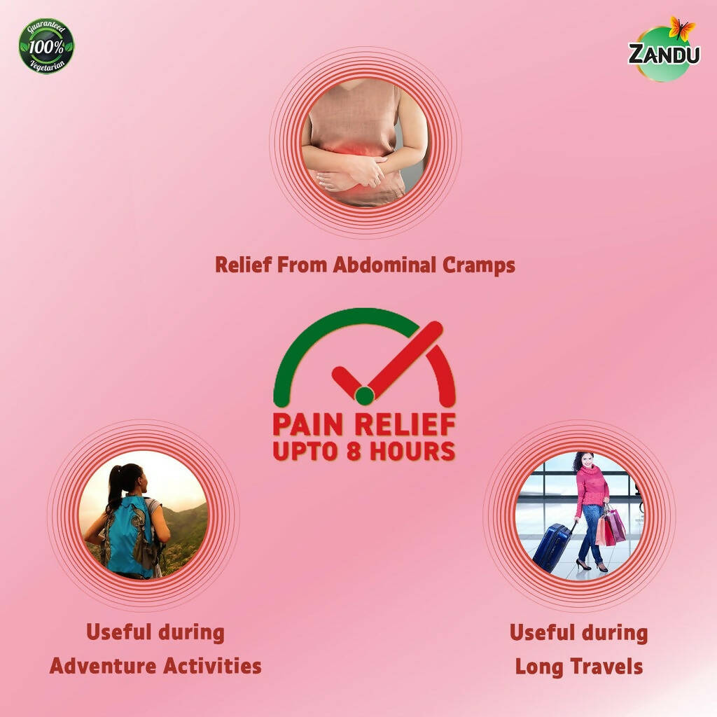 Zandu Feminine Pain Relief Patch - Swadesiicart