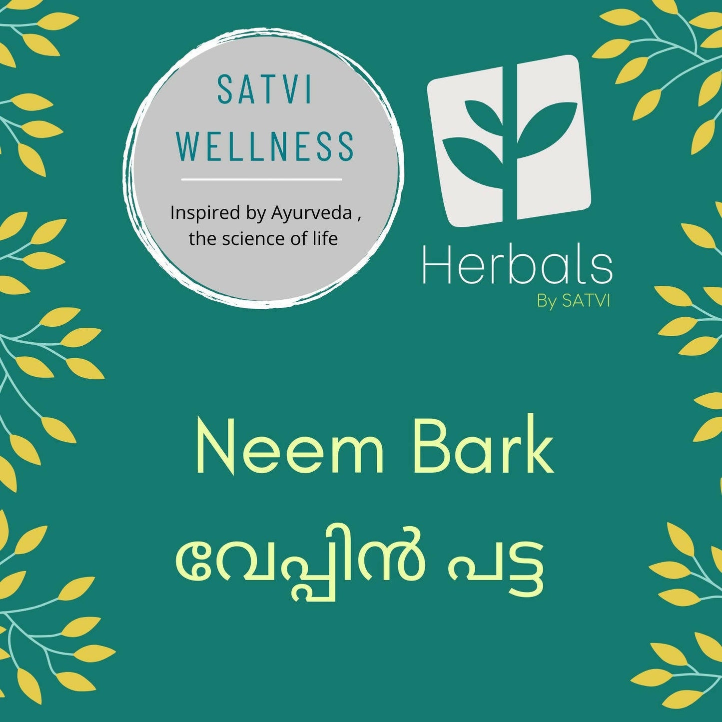 Satvi Wellness Neem Bark Powder - Swadesiicart