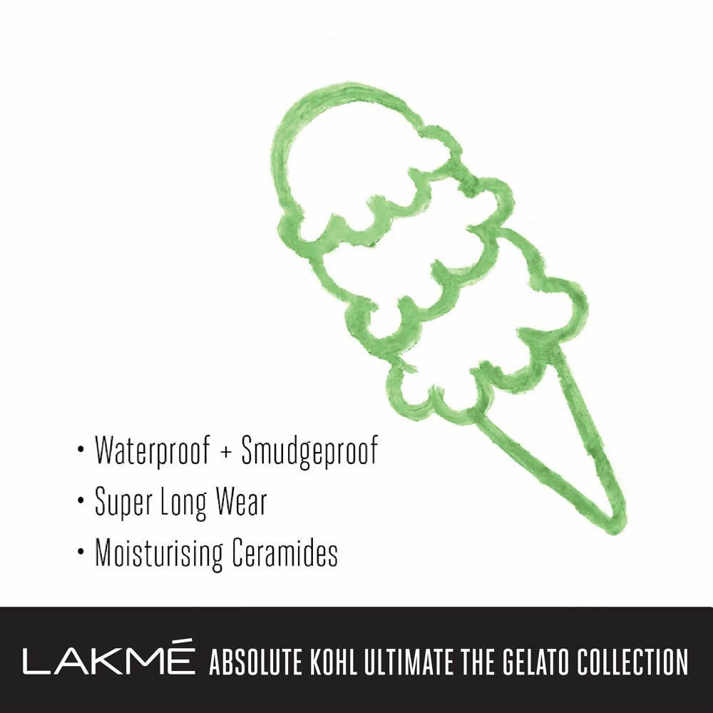 Lakme Absolute Kohl Ultimate The Gelato Collection 07 - Matcha | Swadesiicart