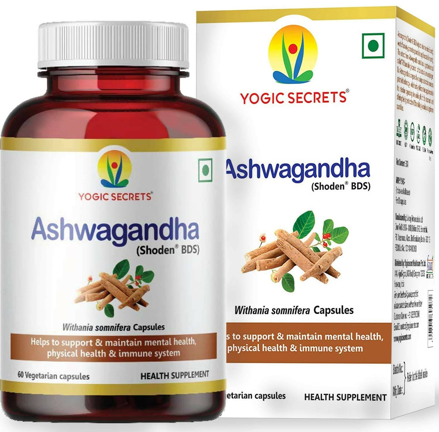 Yogic Secrets Ashwagandha Capsules | Swadesiicart