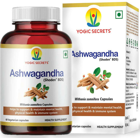 Yogic Secrets Ashwagandha Capsules | Swadesiicart