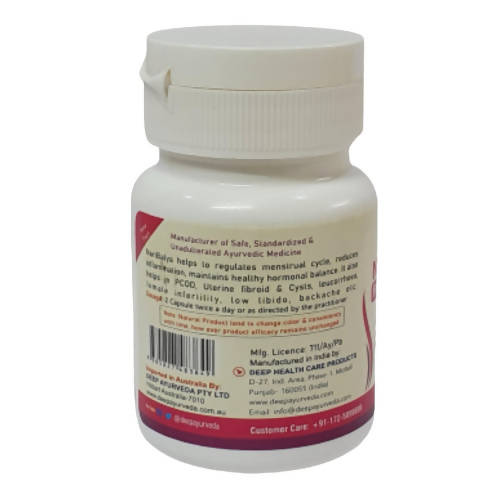 Deep Ayurveda Naribalya 500mg Veg Capsules - Swadesiicart
