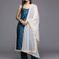 Ahalyaa Women's Traditional wear Kurta Set - Blue | Swadesiicart