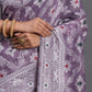 Shree Shyam Fashion Linen Cotton Violet Saree