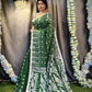 Exclusive Collection Beautiful Dark Green Jaal Jamdani Saree - Swadesiicart