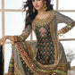 Anaita Black Heavy Crepe Silk Ready Made Suit with Multi Digital Printed & Aari Work