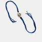 NVR Women & Men Set of 2 Blue Evil Eye Bhaiya Bhabhi Rakhi Set With Roli Chawal & Chocolate | Swadesiicart