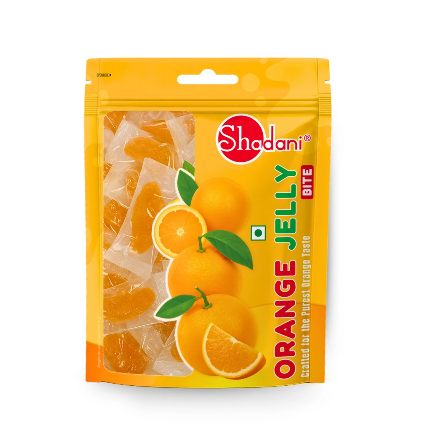 Shadani Orange Jelly Bite | Swadesiicart