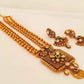 Designer Antique Bridal Gold Long Necklace Set