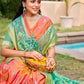 Shree Shyam Fashion Mustard Pochampally Silk Saree