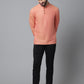 Even Apparels Orange Pure Cotton Kurta With Band Collar | Swadesiicart