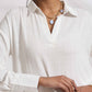 trueBrowns White Cotton A-line Kurta Set | Swadesiicart