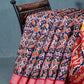 Shades of Navy Blue Colour Patola Print Semi Chanderi Saree By Gayathri Reddy Designer Studio | Swadesiicart