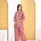 BulBul Saumya Rust Chanderi Co-Ord Set - Swadesiicart