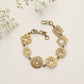 trueBrowns Brass Mandala Braclette - Swadesiicart