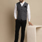 Even Apparels Men's Grey Waistcoat with welt pockets | Swadesiicart