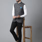 Even Apparels Men's Grey Pure Wool Nehru Jacket | Swadesiicart