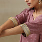 trueBrowns Dark Mauve Bandhani Printed Silk Loose Kurta Dhoti Pant Set | Swadesiicart