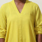 trueBrowns Lime Cotton Linen Co-Ord Set - Swadesiicart