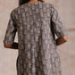 trueBrowns Clay Dabu Zig-Zag Motifs Print Cotton Kurta Pant Set | Swadesiicart