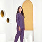 BulBul Mahi Purple Co-Ord Set - Swadesiicart