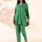 trueBrowns Green Cotton Relaxed Co-ord Set - Swadesiicart